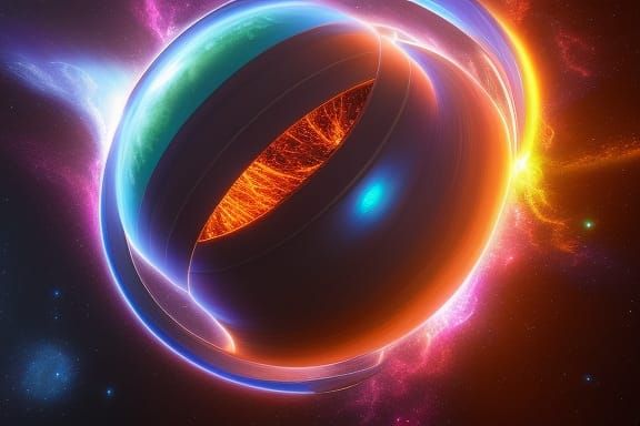 Surreal Cosmic Steampunk Harmony in 8k Resolution