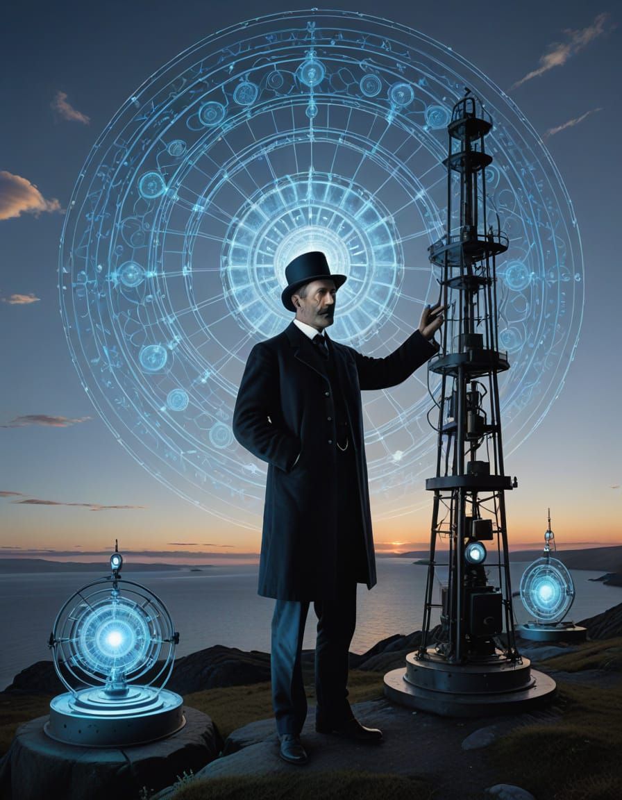 Victorian Scientist Guglielmo Marconi Receives Transatlantic...