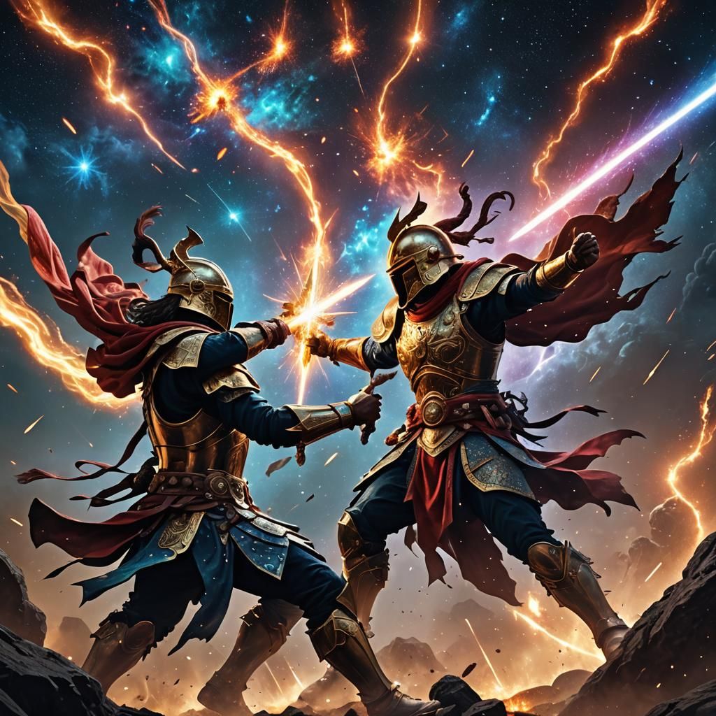 Epic Cosmic Battle Shakes Sky and Earth