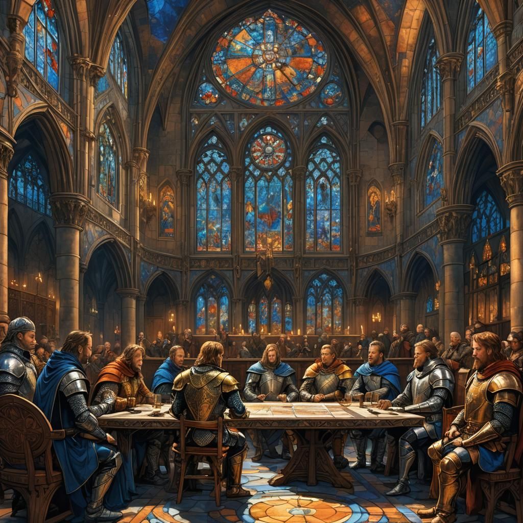 King Arthur and Knights: Fantasy Concept Art