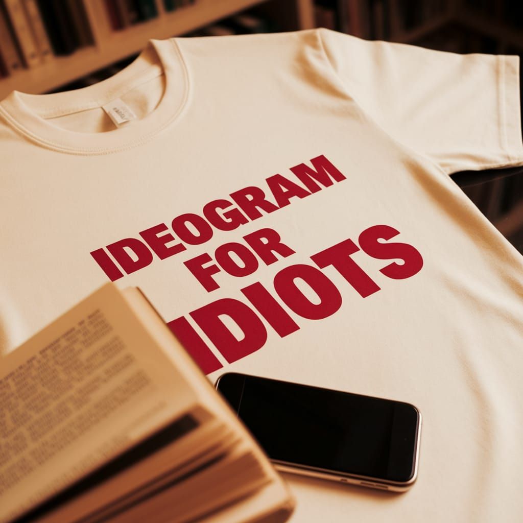 Provocative T-Shirt Display in a Cozy Library Setting