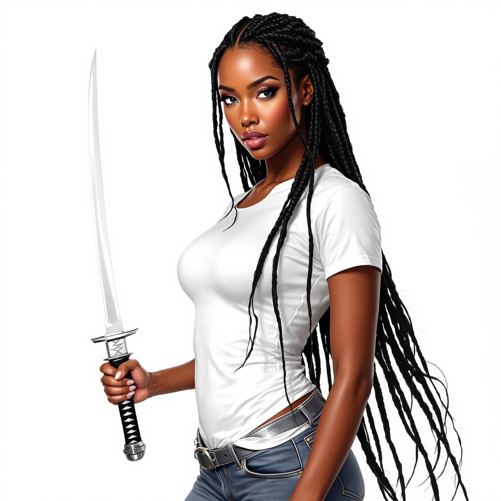 Warrior Angel Ready for Battle as Vogue Photography