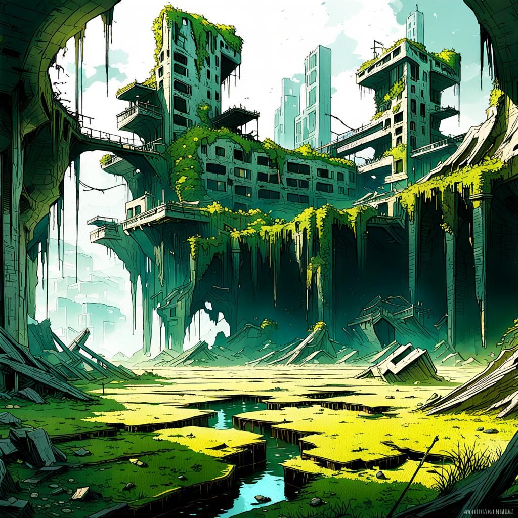 Nature restores what man destroyed...