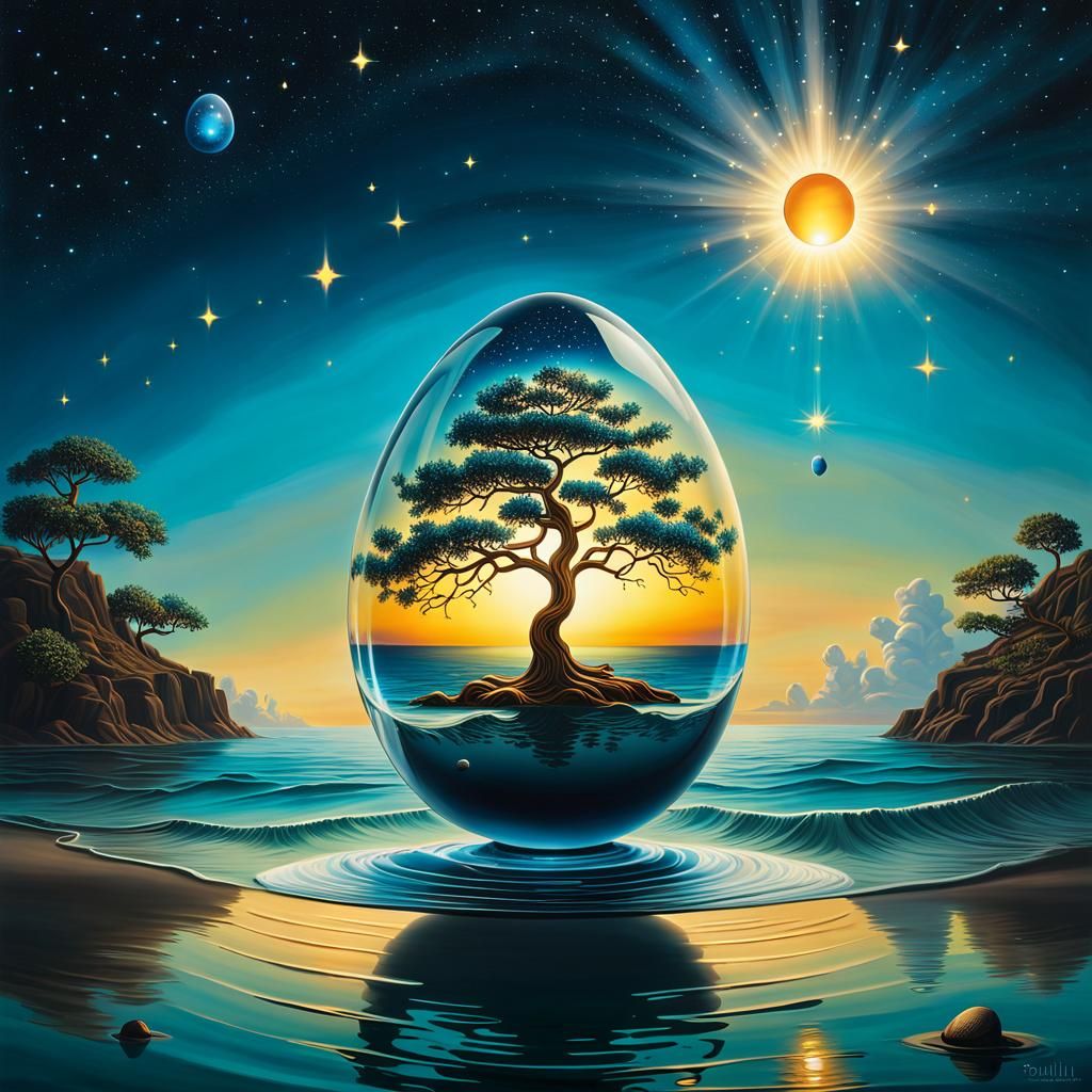 Magical Glass Egg Reveals the Tree of Truth