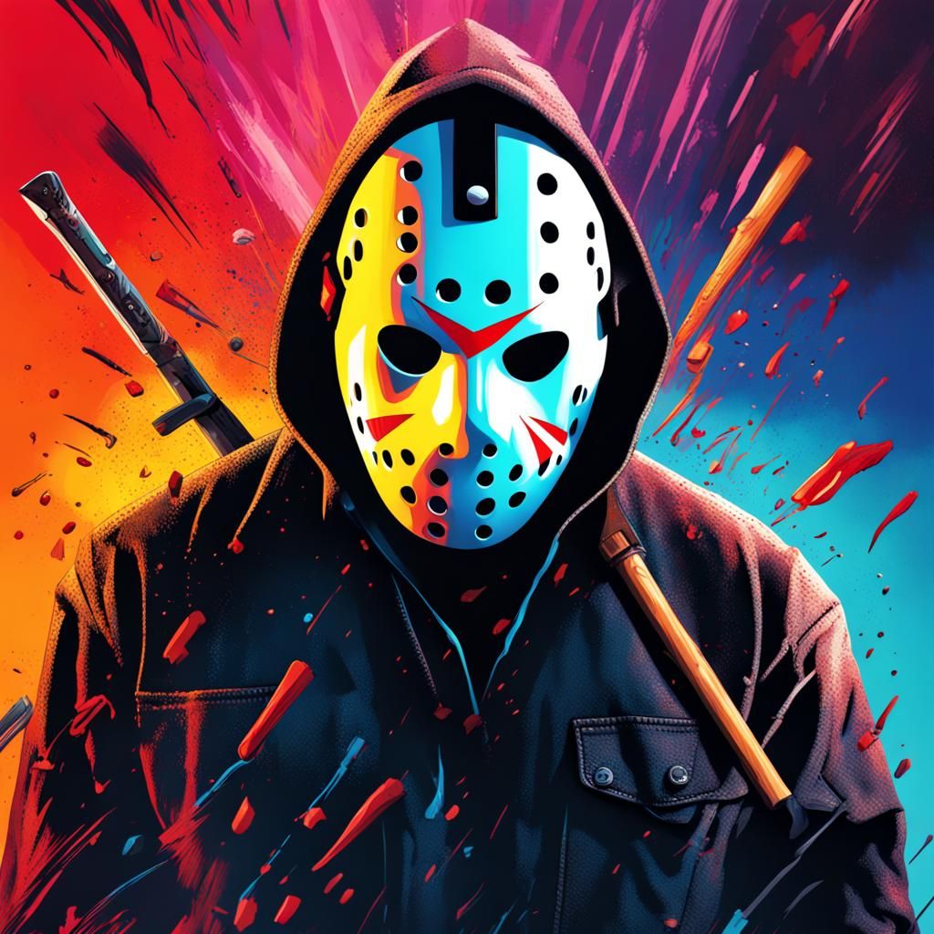 Hyperrealistic Friday the 13th Movie Poster