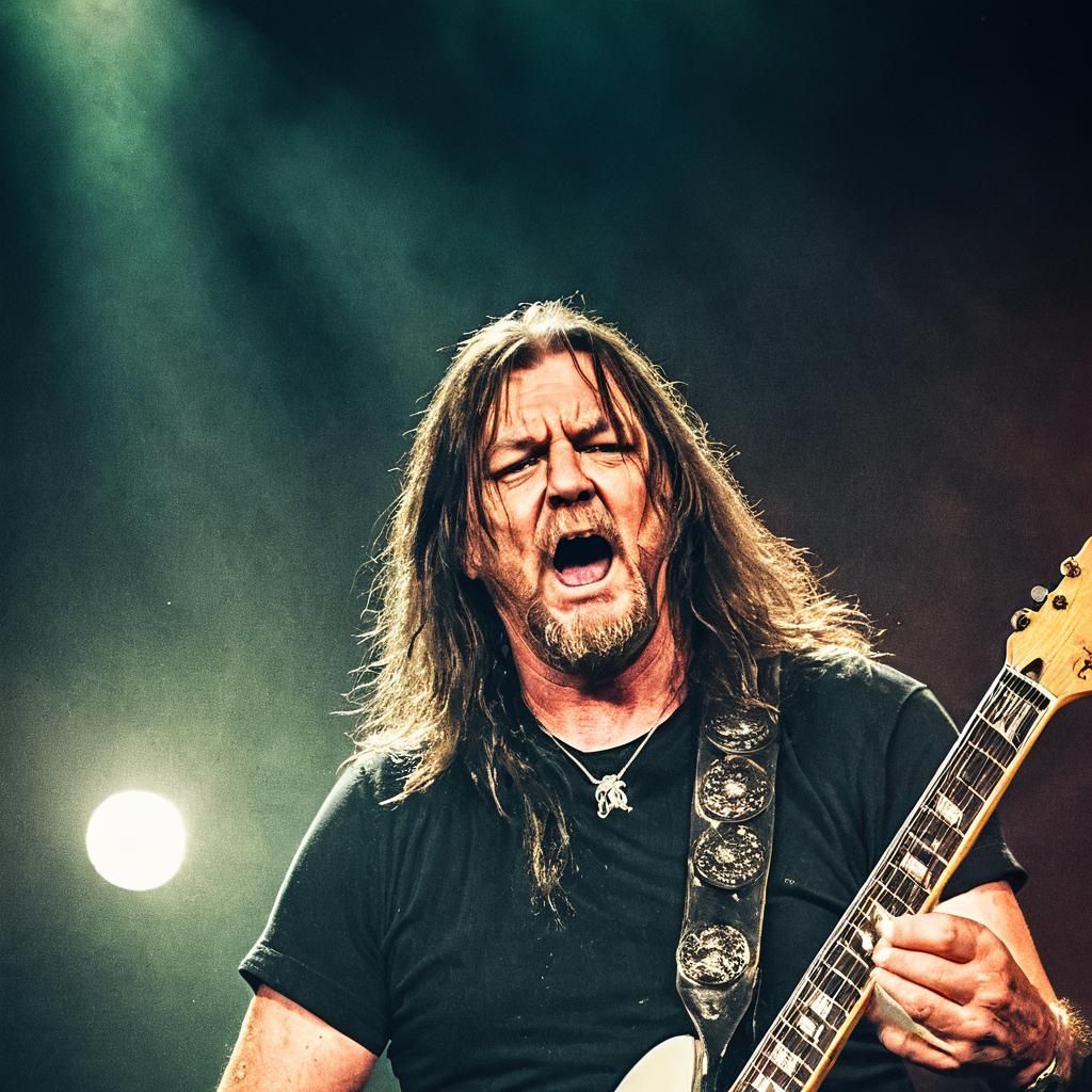 Heavy Metal Lead Guitarist at Small Club