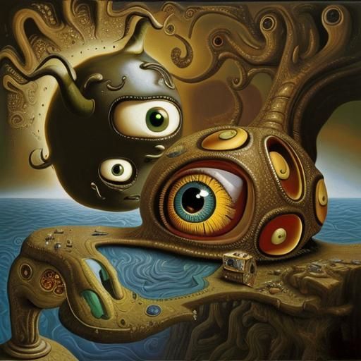 Surreal Melting Clocks: A Pop Surrealism Dreamscape