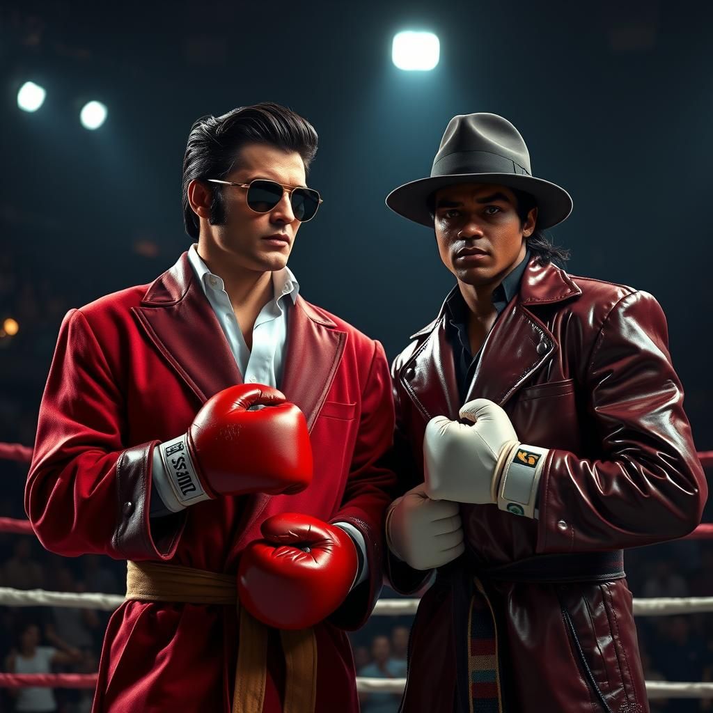 Elvis and Michael: Boxing Legends in the Ring