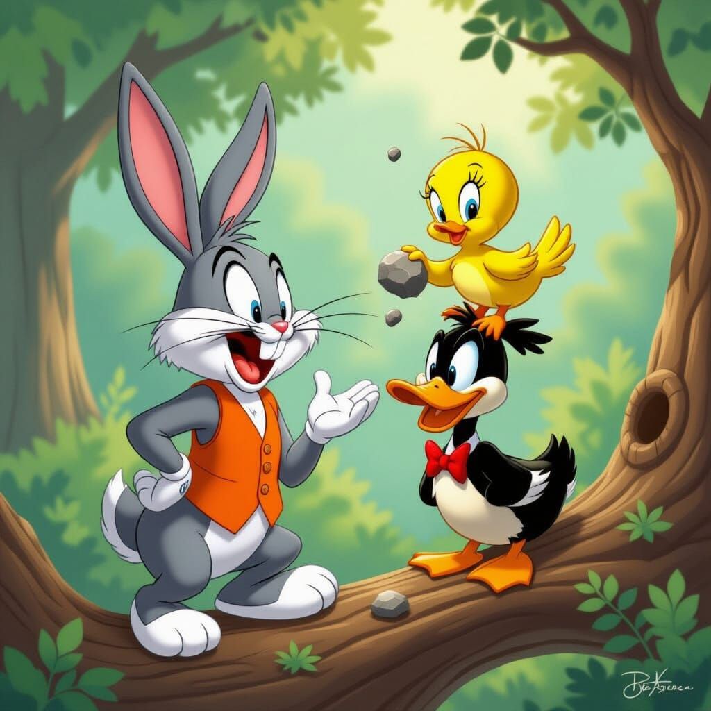 Tweety Bird gets revenge!