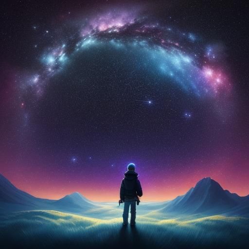 Celestial Majesty: A Breathtaking Starry Night Sky