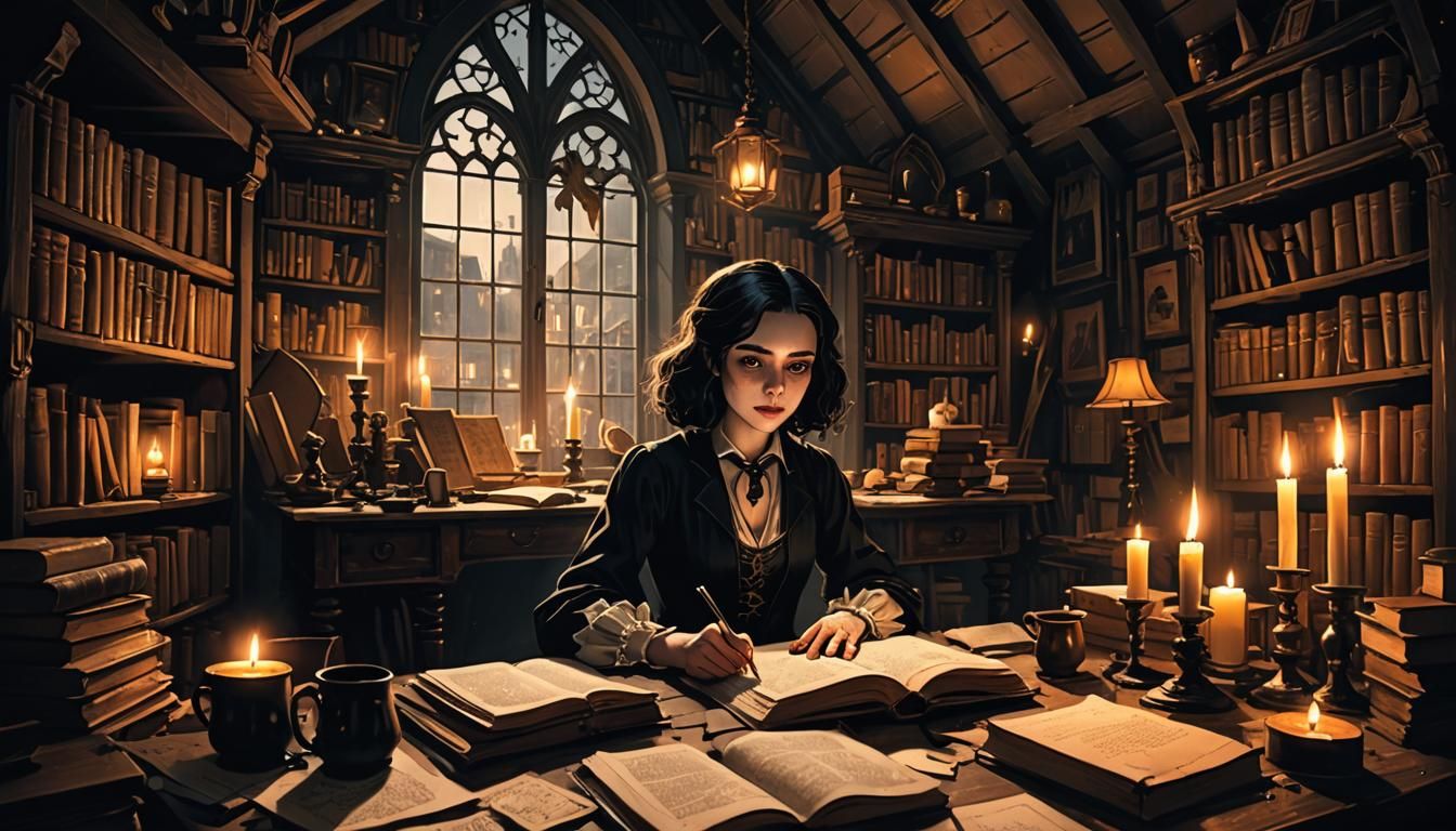 Gothic Fantasy: Cath Avery's Mystical Attic Escape