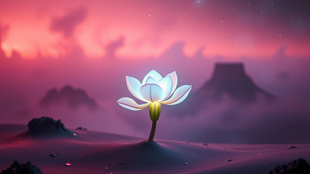 Venusian Bloom in Iridescent Glory