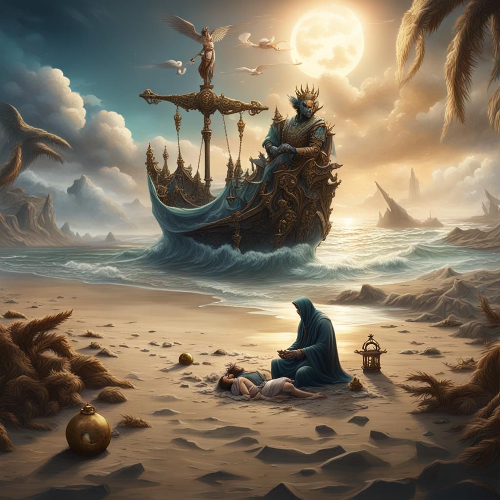 Death God Diaper Change: Heavenly Beach Fantasy