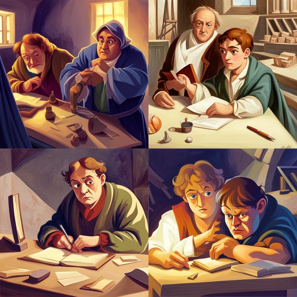 Abstract Depiction of Quasimodo and Semimodo