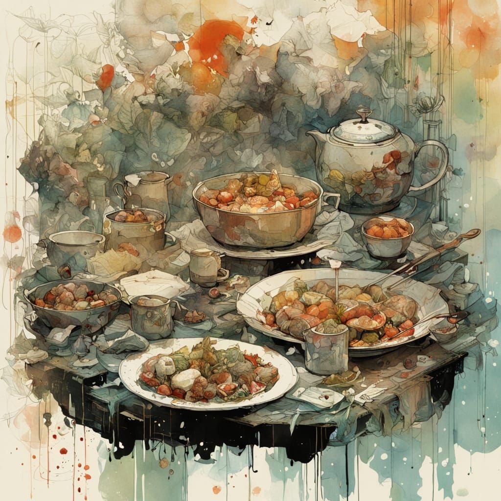 Enchanted Cuisine: Magical Dishes and Levitating Feasts