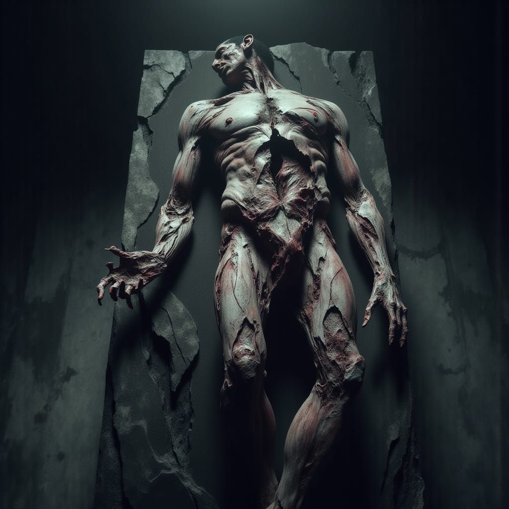 Flesh Golem Assembled from Human Remains