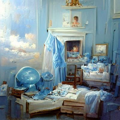 baby blue room