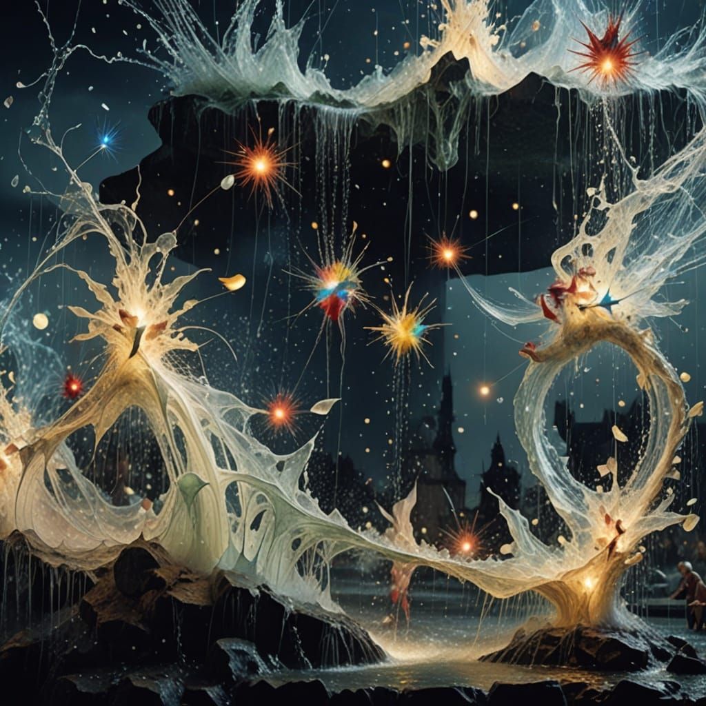 There was a bidding war for who would design the new fountain. Won by an undercover Elf...