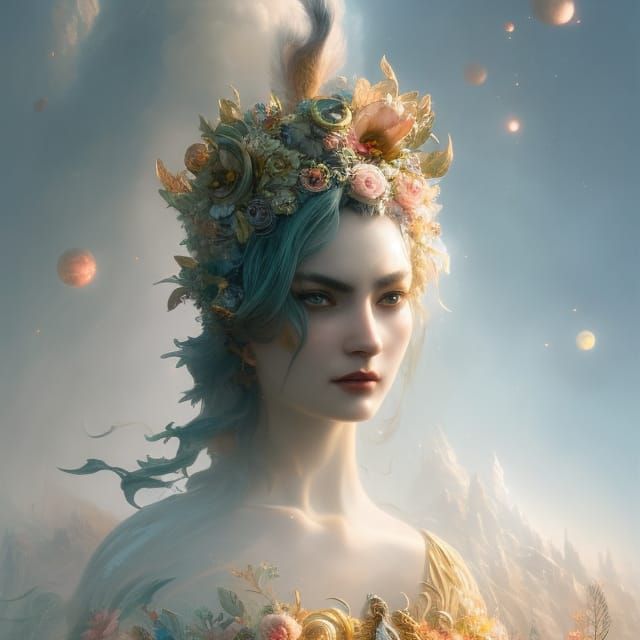 Dramatic Digital Matte Painting with Volumetric Lighting