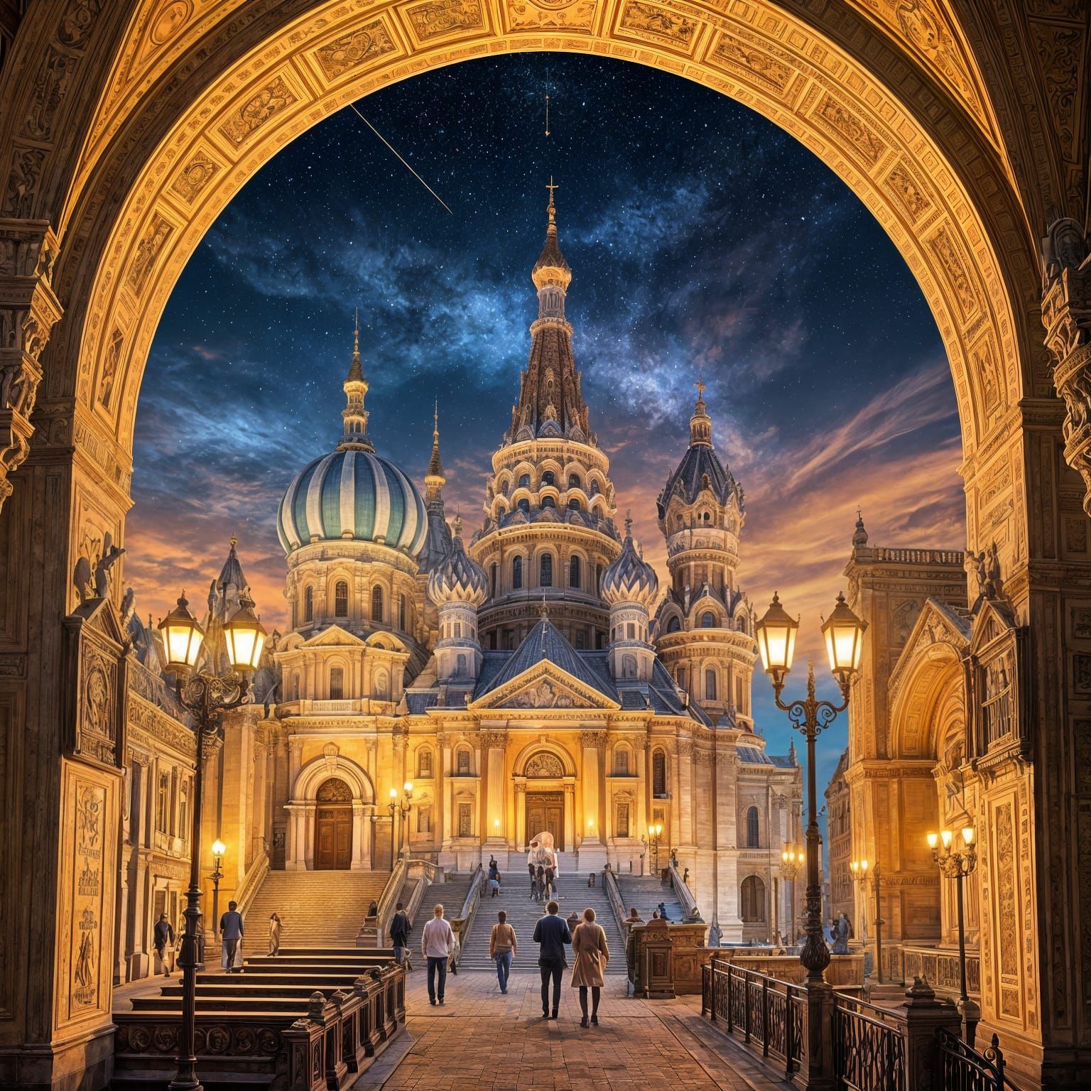 Detailed UFO Composite: A Visual Sighting