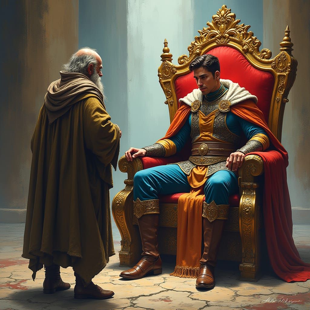 King and Potter in Marvel Comic Style