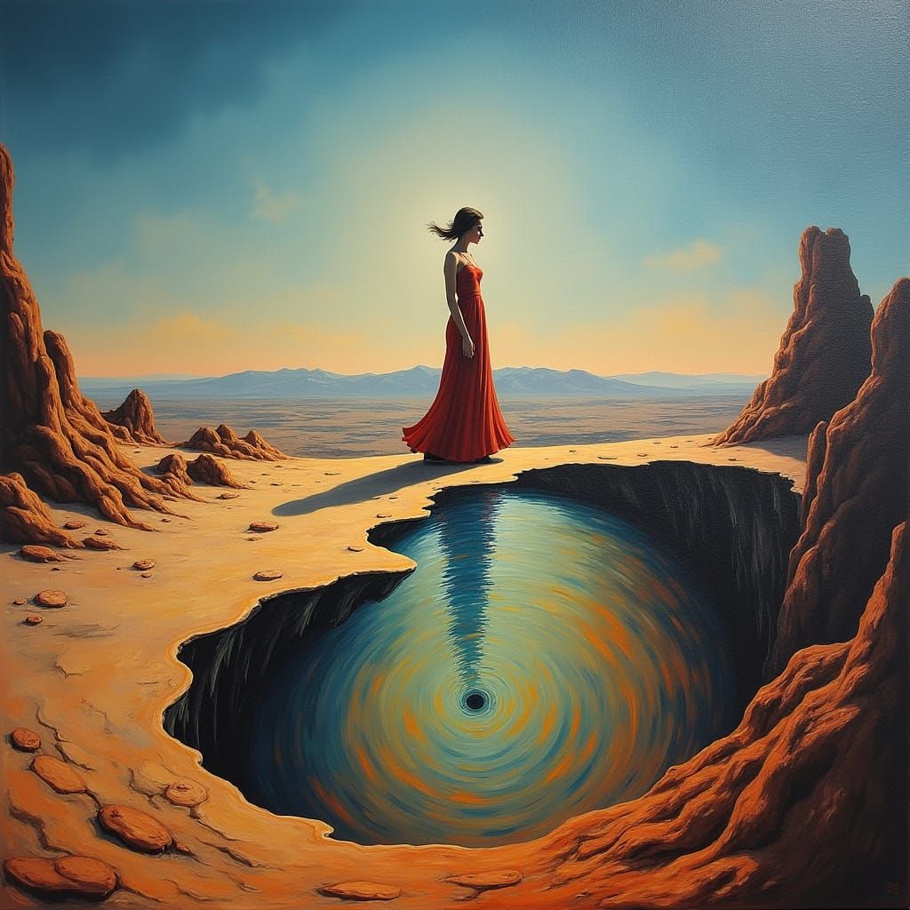 Surreal Melting Reality Reveals Dreamlike Vortex