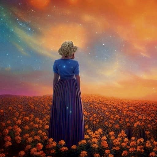 the usual lone figure from behind