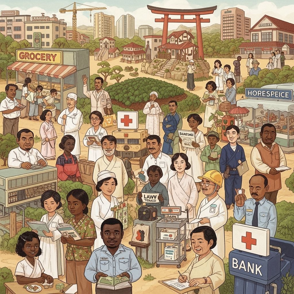 Harmonious Diverse Community Working Together in Digital Pai...