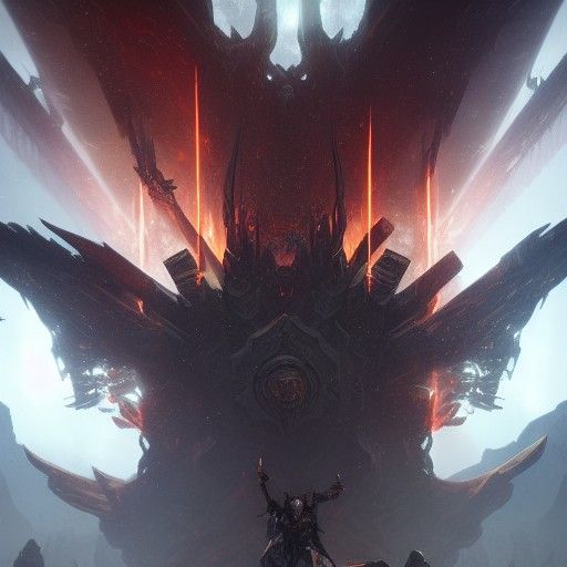 Ragnarok Concept Art in Dark Fantasy Style