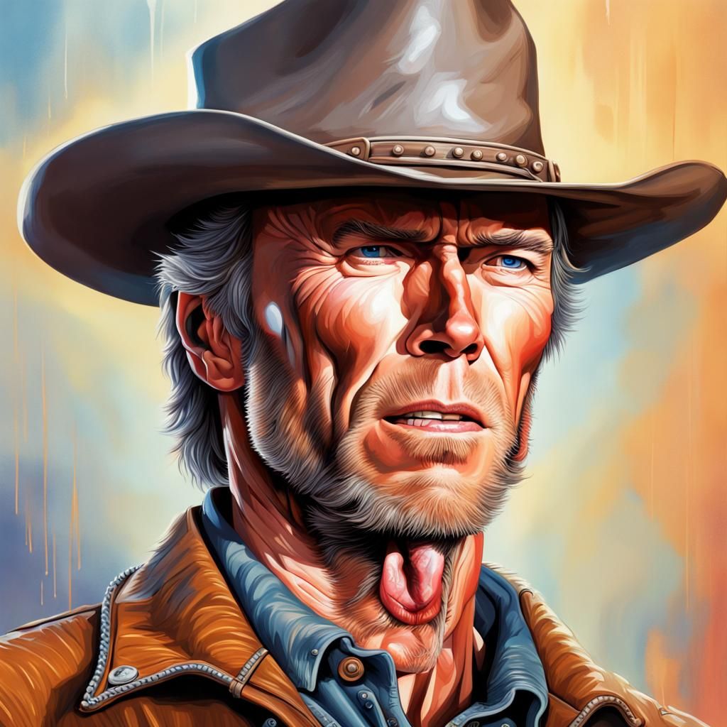 Clint Eastwood Terminator Hybrid: Hyperrealistic Concept Art