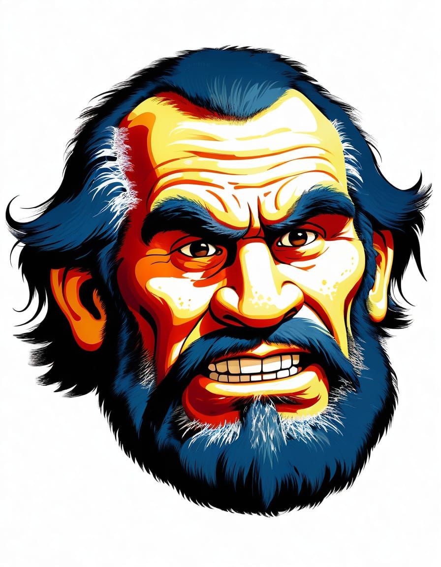 That old caveman "Bonk" from that game "Bonk's Adventure" but he's all grown up now and works as a limo driver.  And he'...