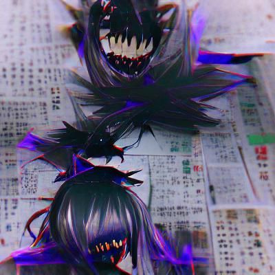 Dark and Crazy Shigaraki Portrait