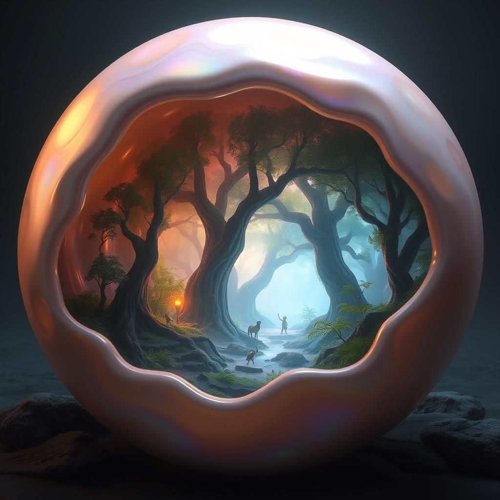 Magical Forest Pearl: Fantasy Concept Art