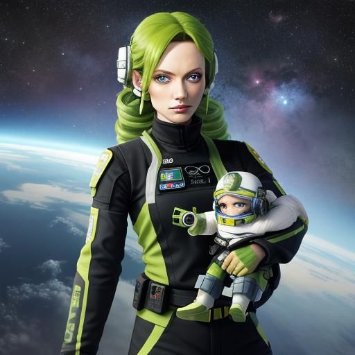 General Hera Syndulla & Hybrid Child on Space Mission