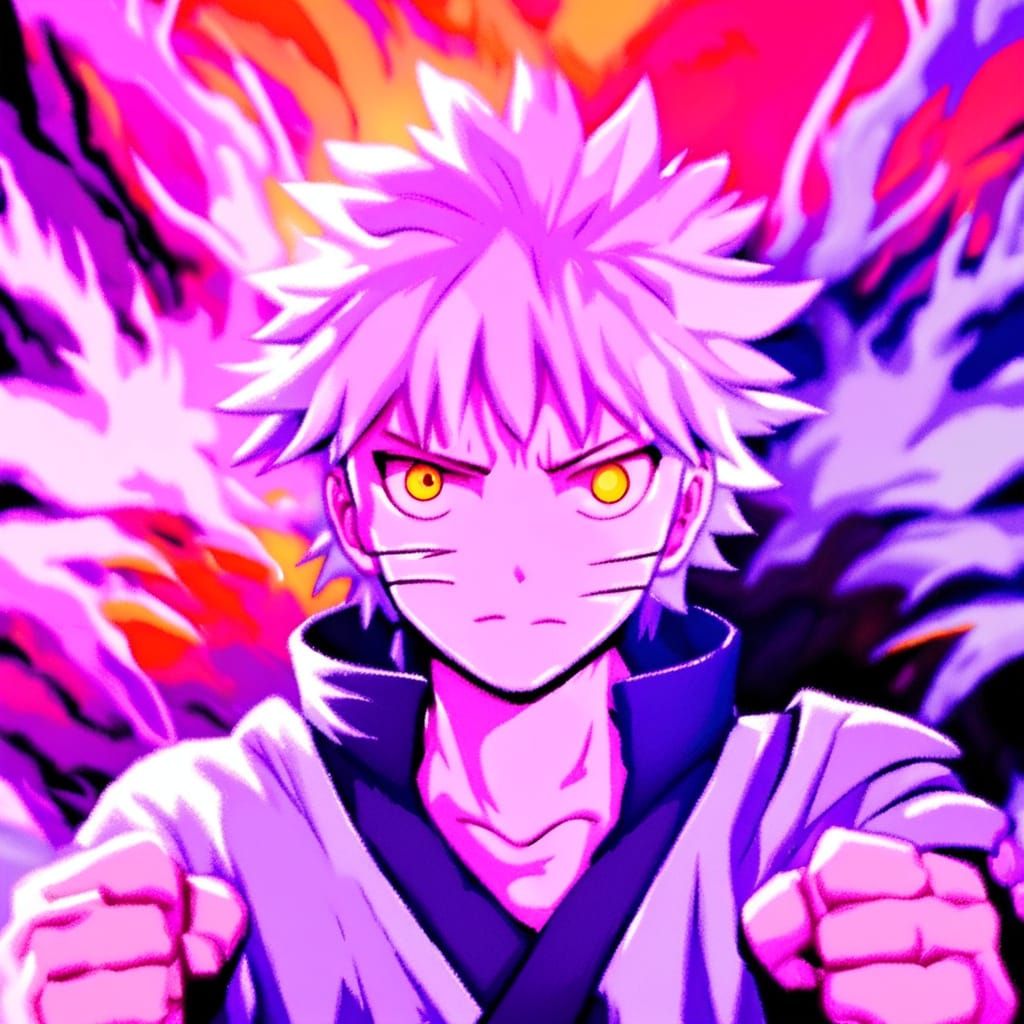 Naruto Ōtsutsuki Concept Art in Manga Style