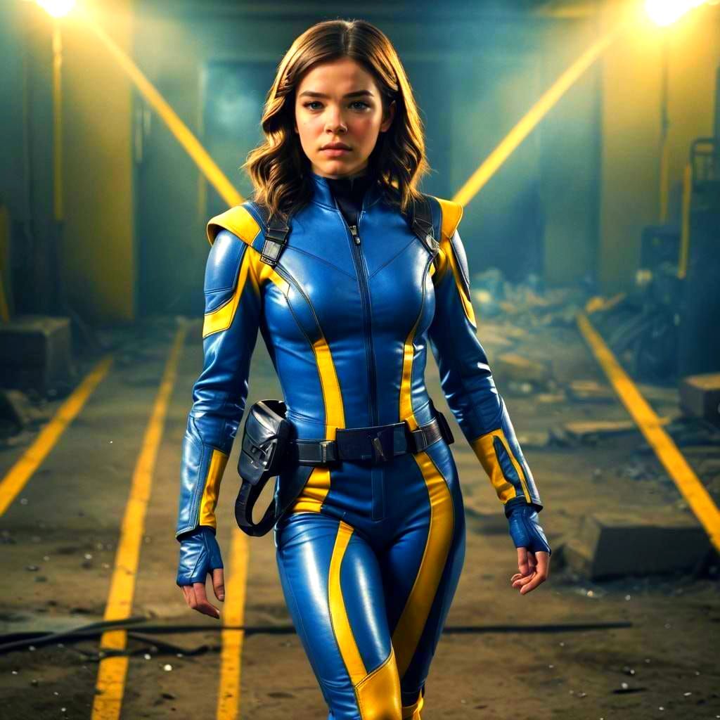 Hailee Steinfeld as Kitty Pryde in X-Men Suit