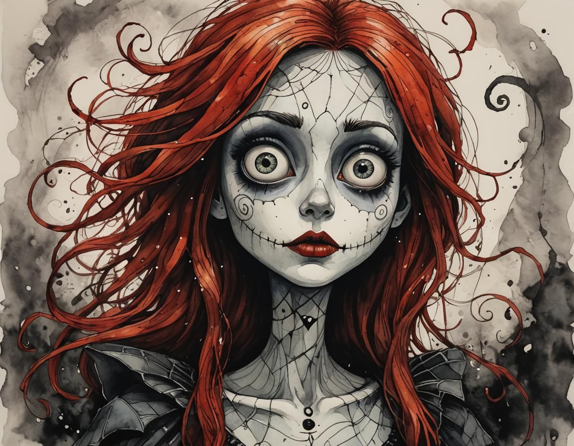 Sally in Whimsical Gothic Portrait