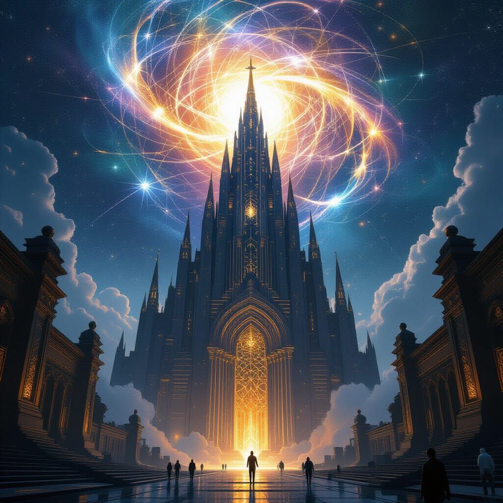 Omega Point: Cosmic Cathedral of Evolution