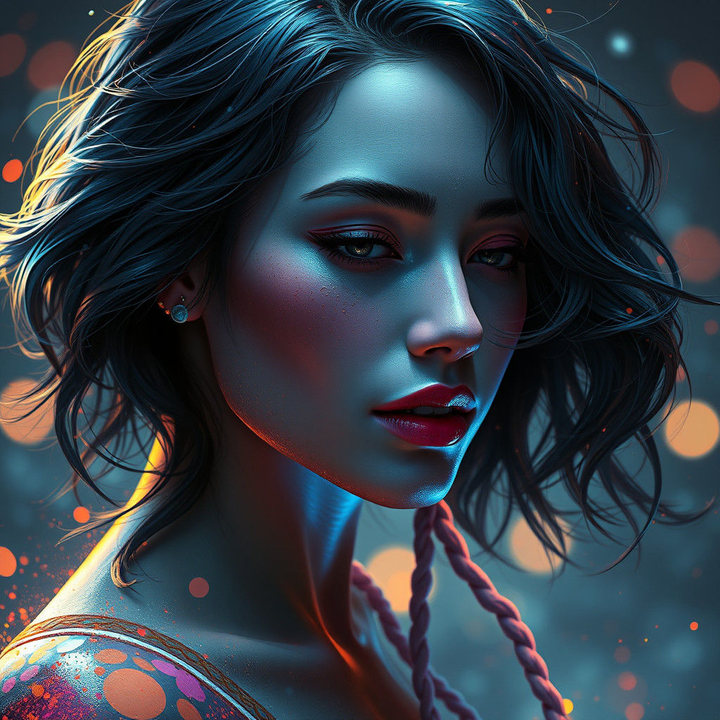 Dynamic Portrait of Dancers in Volumetric Lighting