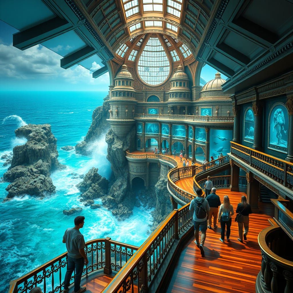 Majestic Oceanographic Museum Cliffside Marvel