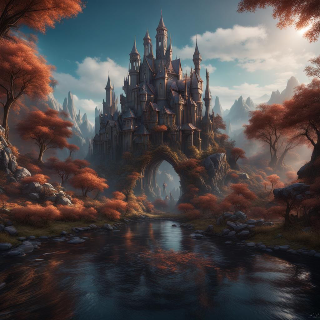 Fantastical Matte Painting in Unreal Engine 5
