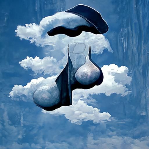 Surrealist Integrity: Magritte-Inspired Oil Painting