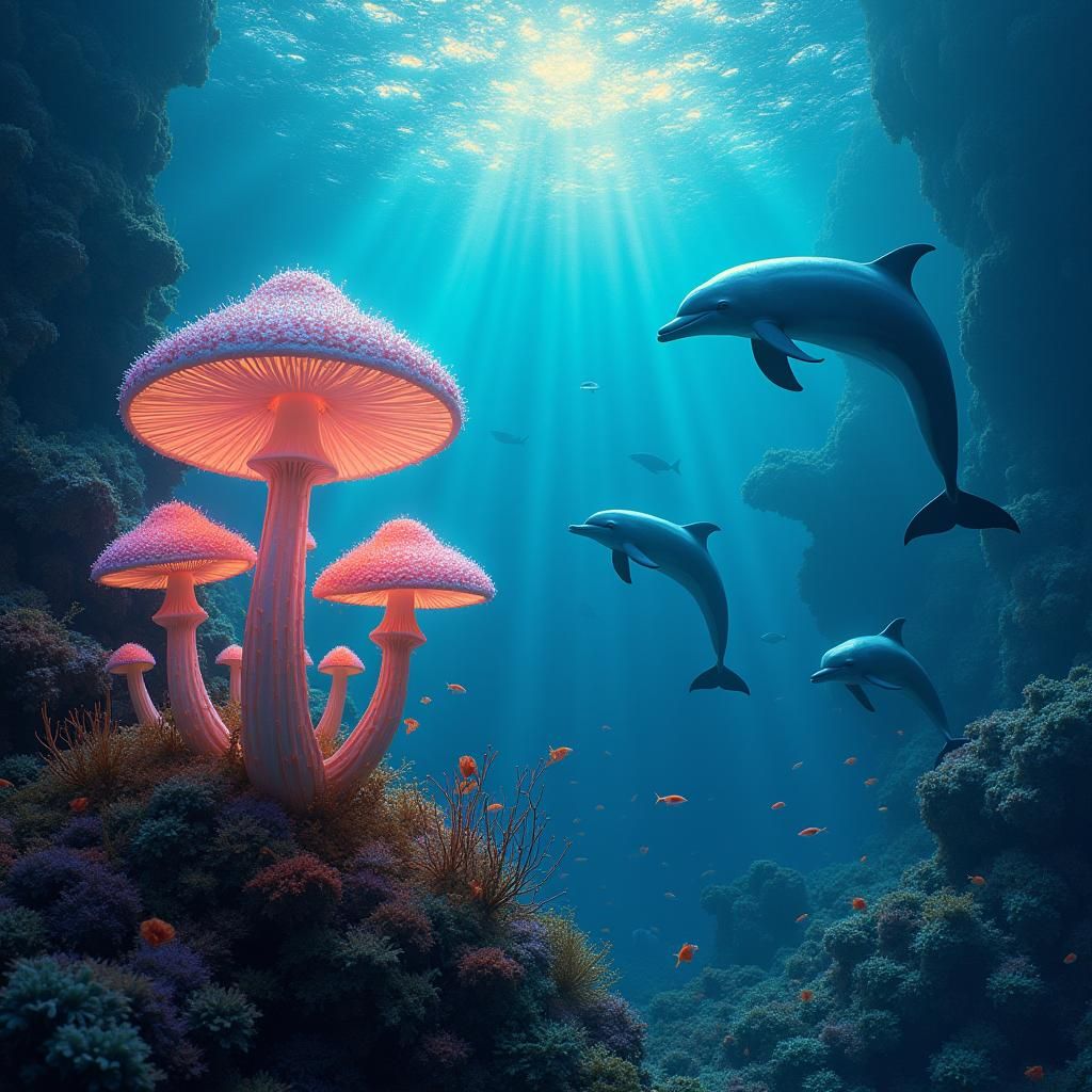 Psychedelic Mushrooms Share Consciousness with Dolphins