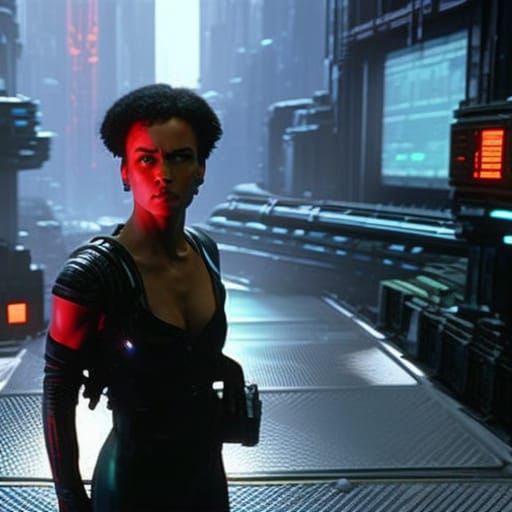 Neuromancer Film Adaptation: Detailed Matte Painting