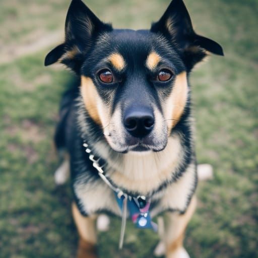 Dog Portrait with Bokeh in Natural Light
