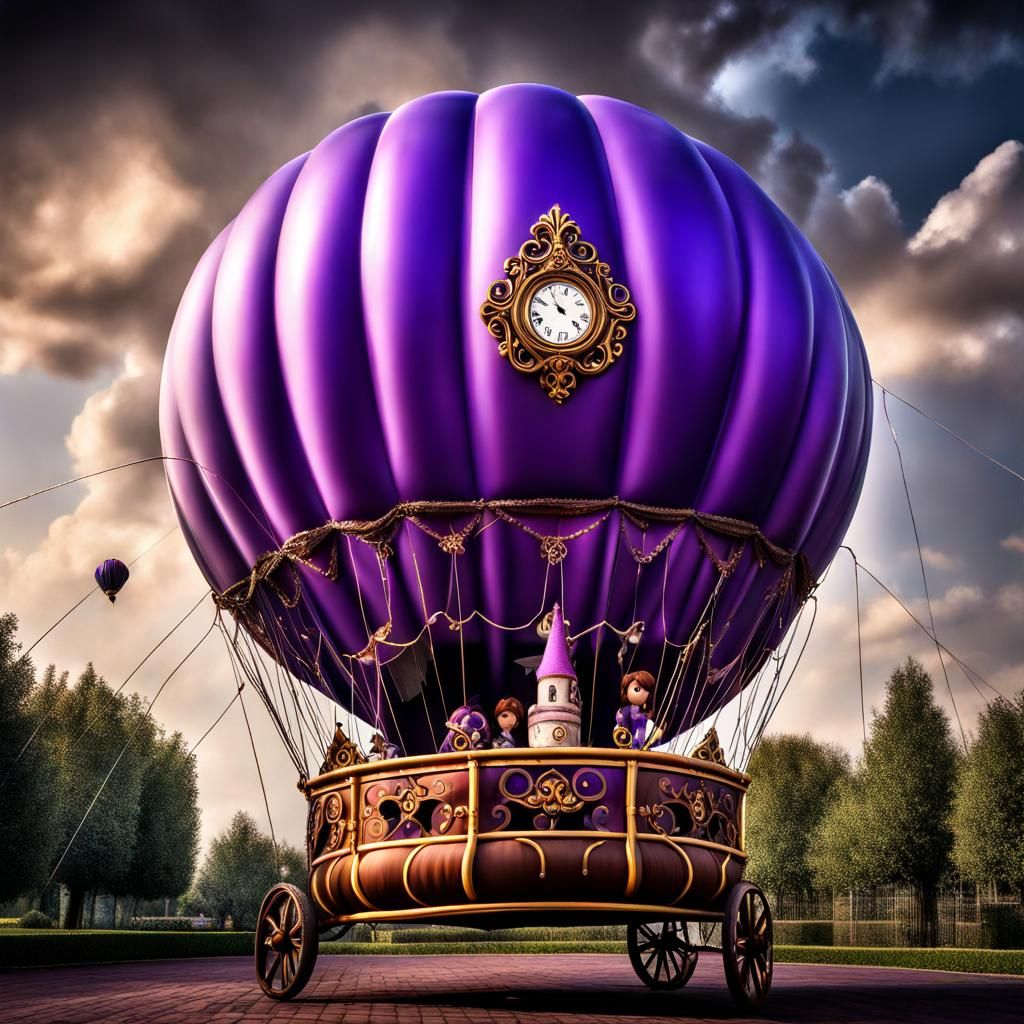 Sofia the First in Hot Air Balloon