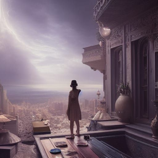 The Artist Painting Her World
