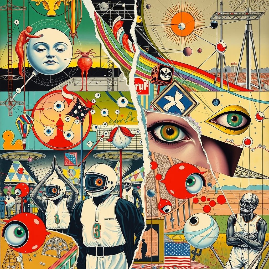 Surreal White Blood Cells in Contrapuntal Calamity