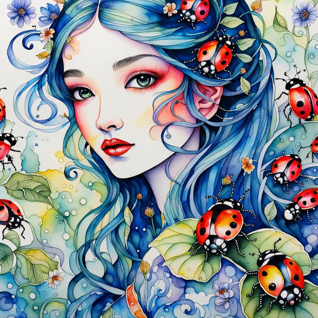 Ladybug Lady at Spring Equinox