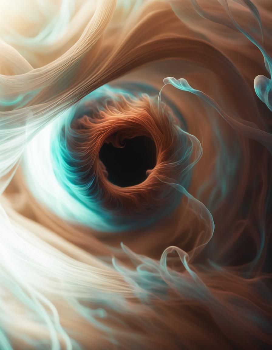 Ethereal Human Form in Surreal Bioluminescent Dreamscape